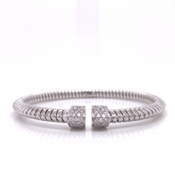 SPLIT STATION DIAMOND BANGLE