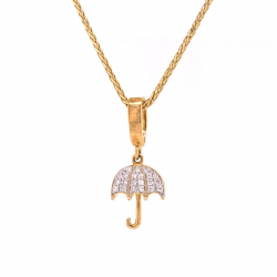 UMBRELLA PAVE DIAMOND PENDANT UMBRELLA PAVE DIAMOND PENDANT