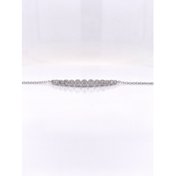 BEZEL SET DIAMOND BRACELET BEZEL SET DIAMOND BRACELET