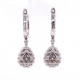 YELLOW DIAMONDS TEAR DROP EARRINGS