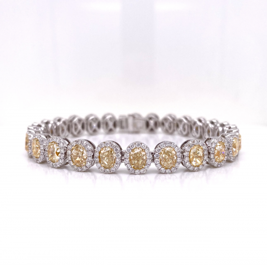 YELLOW DIAMOND BRACELET