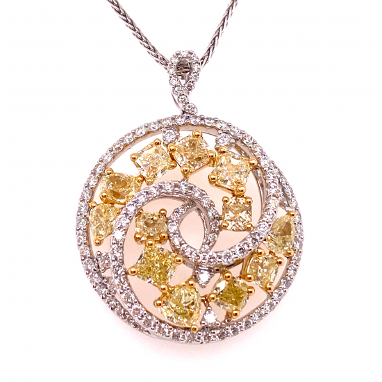 YELLOW DIAMOND PENDANT