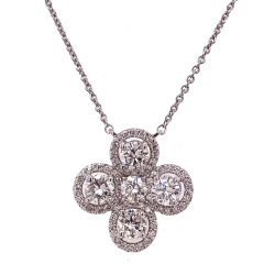 FLOWER DIAMOND PENDANT FLOWER DIAMOND PENDANT