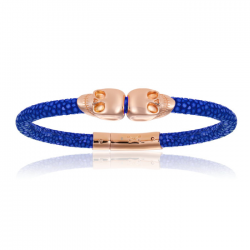 Double Bone Double Skull Bracelet 