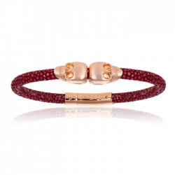 Double Bone Double Skull Bracelet Double Bone Double Skull Bracelet