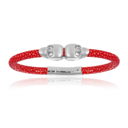 Double Bone Double Skull Bracelet Double Bone Double Skull Bracelet