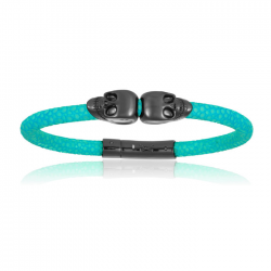 Double Bone Double Skull Bracelet Double Bone Double Skull Bracelet