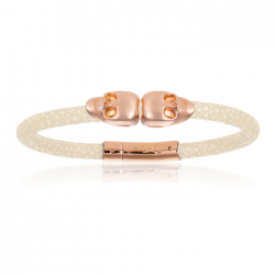 Double Bone Double Skull Bracelet Double Bone Double Skull Bracelet