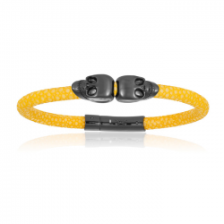 Double Bone Double Skull Bracelet Double Bone Double Skull Bracelet