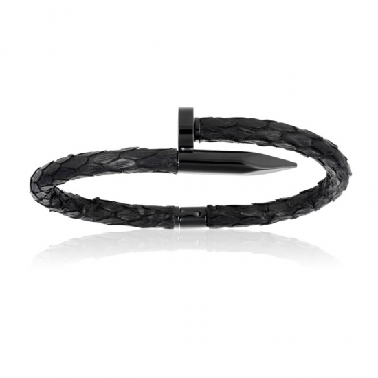 Double Bone Python Nail Bracelet 