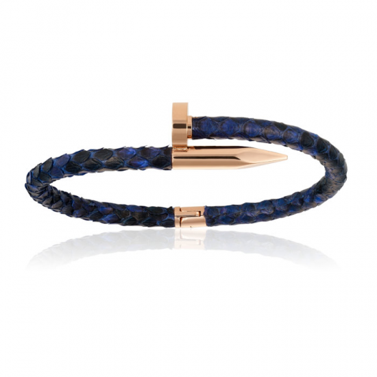 Double Bone Python Nail Bracelet 