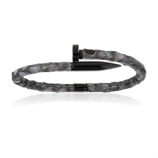 Double Bone Python Nail Bracelet 