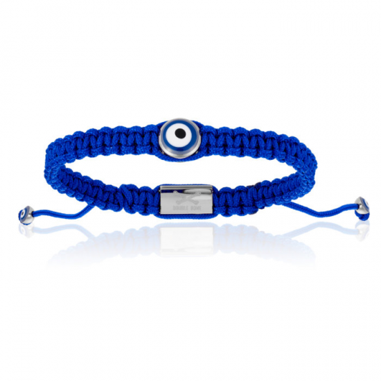 Meira T 14K White & Yellow Gold Evil Eye & Hamsa Hand Charm Beaded Stretch  Bracelet with Blue Topaz & Sapphire | Bloomingdale's