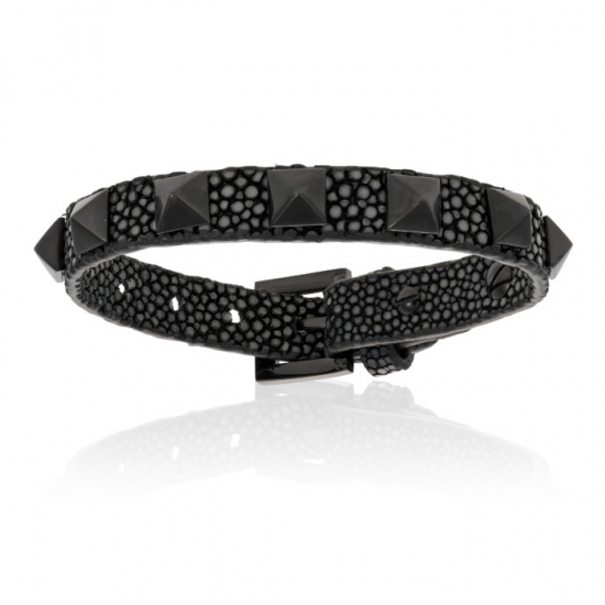 Double Bone Single Stud Bracelet 