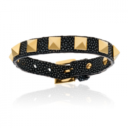 Double Bone Single Stud Bracelet Double Bone Single Stud Bracelet