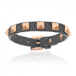 Double Bone Single Stud Bracelet Double Bone Single Stud Bracelet