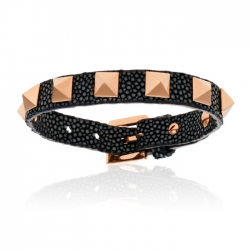 Double Bone Single Stud Bracelet Double Bone Single Stud Bracelet