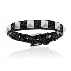 Double Bone Single Stud Bracelet Double Bone Single Stud Bracelet