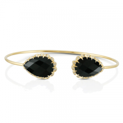 Doves Gatsby Black Onyx Bangle Doves Gatsby Black Onyx Bangle