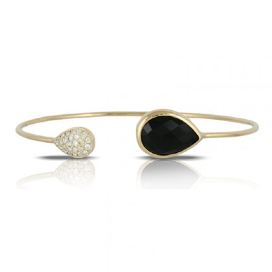 Doves Gatsby Black Onyx Bangle