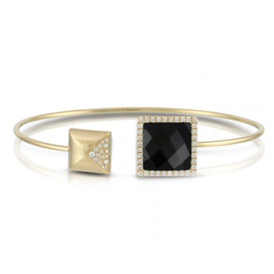 Doves Gatsby Black Onyx Bangle 