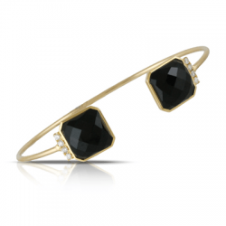 Doves Gatsby Black Onyx Bangle 