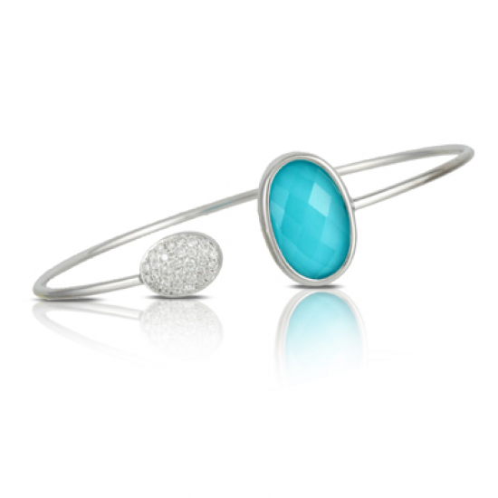 Doves St. Barths Blue Bangle 