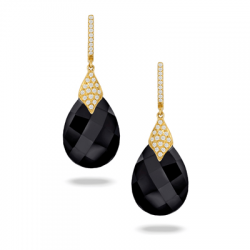 Doves Gatsby Black Onyx Earring Doves Gatsby Black Onyx Earring