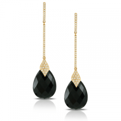 Doves Gatsby Black Onyx Earring Doves Gatsby Black Onyx Earring