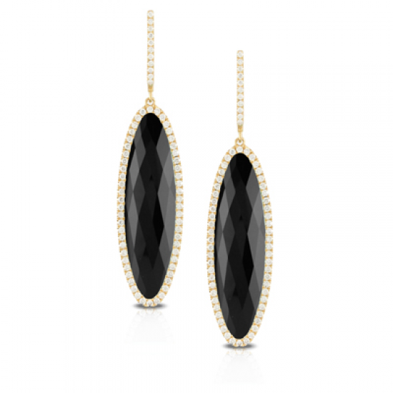 Doves Gatsby Black Onyx Earring