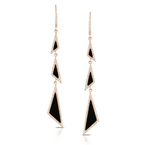 Doves Gatsby Black Onyx Earring 