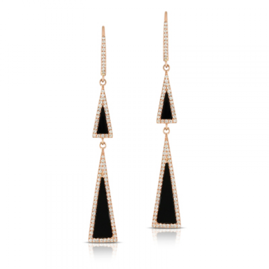 Doves Gatsby Black Onyx Earring 