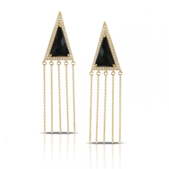 Doves Gatsby Black Onyx Earring 