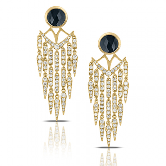 Doves Gatsby Black Onyx Earring 