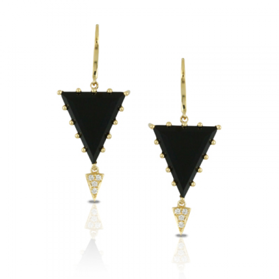 Doves Gatsby Black Onyx Earring 