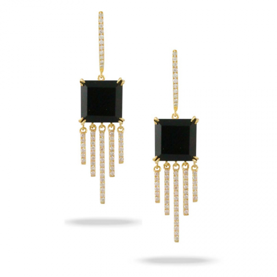 Doves Gatsby Black Onyx Earring 