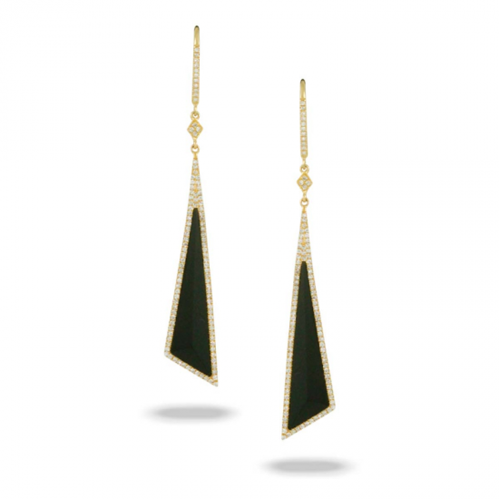 Doves Gatsby Black Onyx Earring 