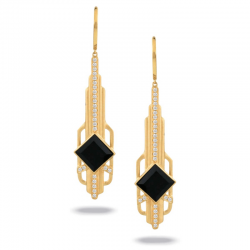 Doves Gatsby Black Onyx Earring Doves Gatsby Black Onyx Earring