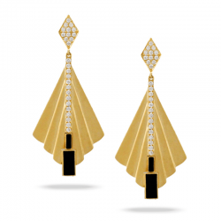 Doves Gatsby Black Onyx Earring Doves Gatsby Black Onyx Earring