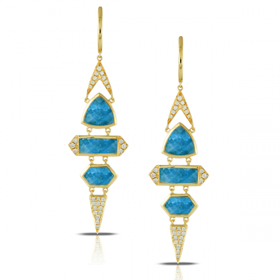 Doves Laguna Blue Earring 