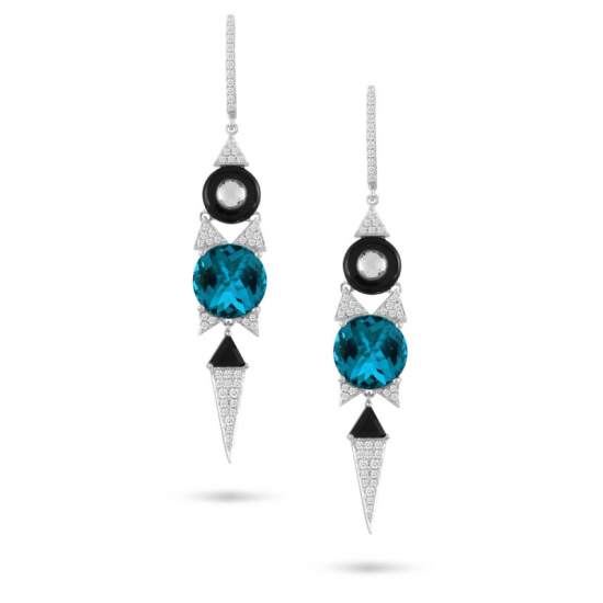 Doves London Blue Earring 