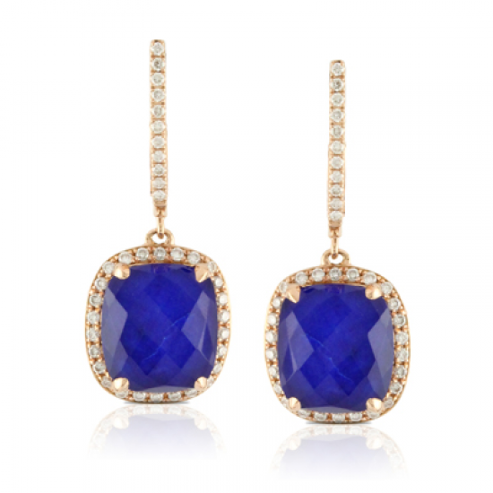 Doves Royal Lapis Earring 