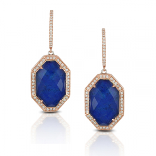 Doves Royal Lapis Earring 