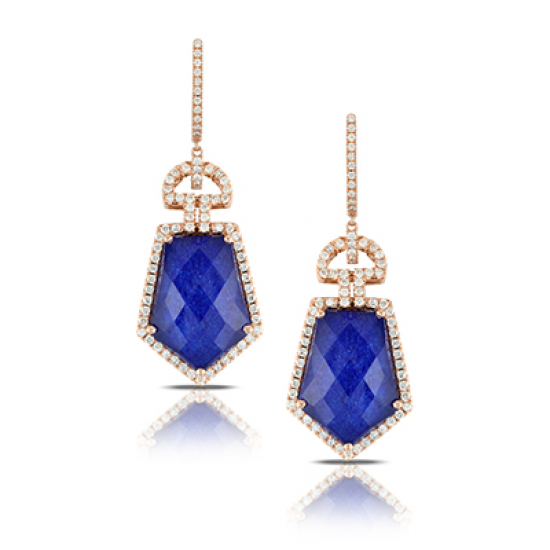 Doves Royal Lapis Earring 