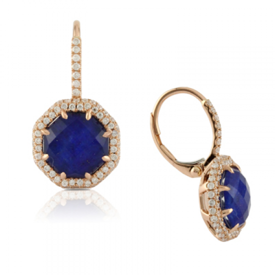 Doves Royal Lapis Earring 