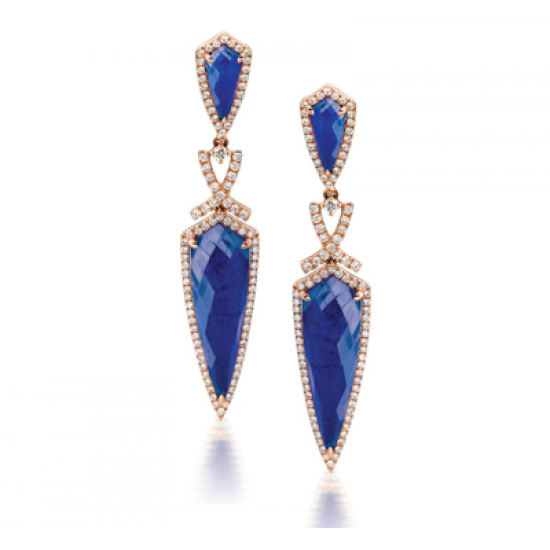 Doves Royal Lapis Earring 