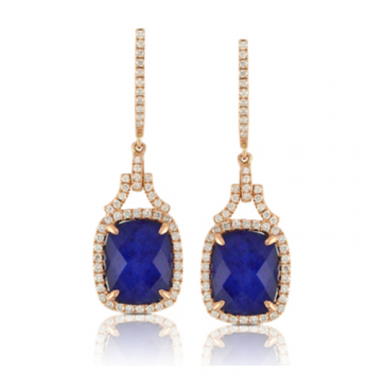 Doves Royal Lapis Earring 