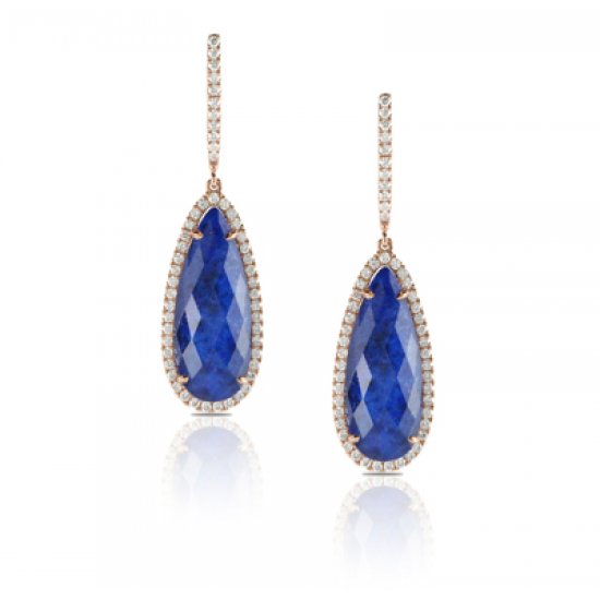 Doves Royal Lapis Earring 