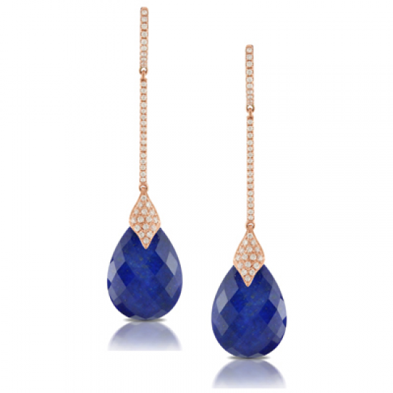 Doves Royal Lapis Earring 