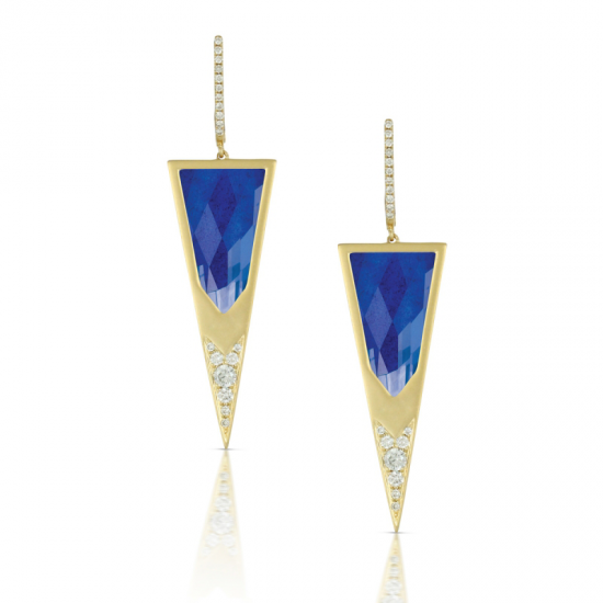 Doves Royal Lapis Earring 